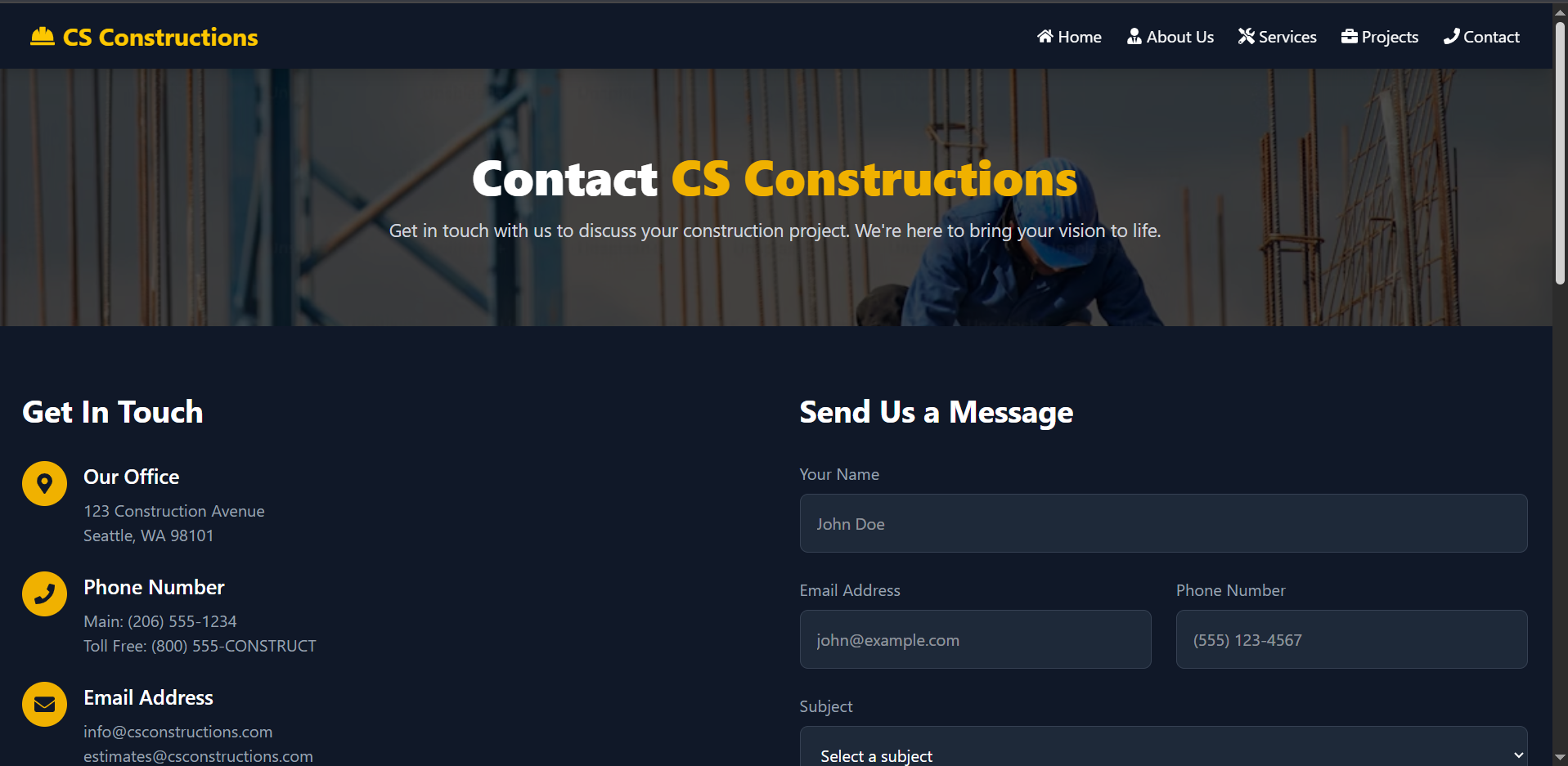 Construction Company